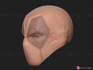 deadpool mask - marvel comics 3d print model 3D Принт Модель