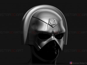 peacemarker helmet - the suicide squad - dc comics 3d print model Model Cetak 3D