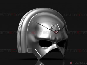 peacemarker helmet - the suicide squad - dc comics 3d print model Model Cetak 3D