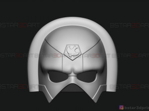 peacemarker helmet - the suicide squad - dc comics 3d print model Model Cetak 3D