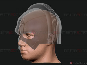 peacemarker helmet - the suicide squad - dc comics 3d print model Model Cetak 3D
