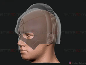 peacemarker helmet - the suicide squad - dc comics 3d print model 3D Print Model