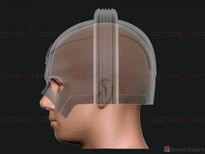 peacemarker helmet - the suicide squad - dc comics 3d print model 3D Print Model