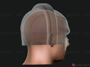 peacemarker helmet - the suicide squad - dc comics 3d print model 3D Print Model