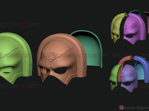 peacemarker helmet - the suicide squad - dc comics 3d print model Model Cetak 3D