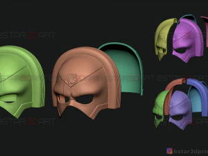 peacemarker helmet - the suicide squad - dc comics 3d print model 3D Print Model