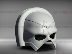 peacemarker helmet - the suicide squad - dc comics 3d print model Model Cetak 3D