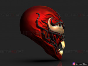 venom carnage mask - venom 2021 - marvel comics cosplay 3d print model 3D Print Model