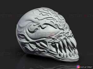 venom carnage mask - venom 2021 - marvel comics cosplay 3d print model 3D Print Model