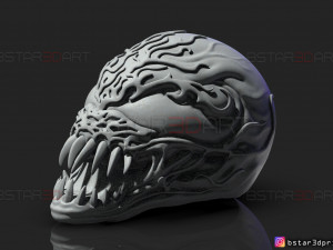 venom carnage mask - venom 2021 - marvel comics cosplay 3d print model 3D Print Model