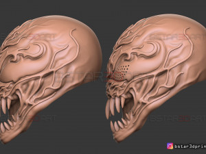 venom carnage mask - venom 2021 - marvel comics cosplay 3d print model 3D Print Model