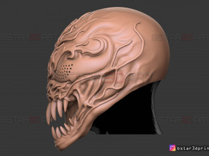 venom carnage mask - venom 2021 - marvel comics cosplay 3d print model 3D Print Model