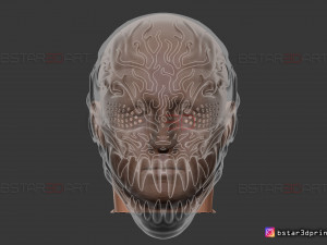 venom carnage mask - venom 2021 - marvel comics cosplay 3d print model 3D Print Model