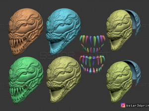 venom carnage mask - venom 2021 - marvel comics cosplay 3d print model 3D Print Model