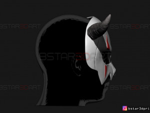 shin ah mask - akatsuki no yona wearable cosplay 3d print model Model Cetak 3D