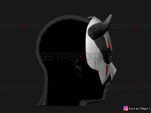 shin ah mask - akatsuki no yona wearable cosplay 3d print model 3D Print Model