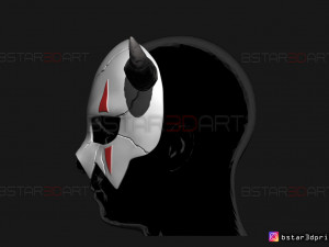 shin ah mask - akatsuki no yona wearable cosplay 3d print model Model Cetak 3D
