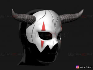shin ah mask - akatsuki no yona wearable cosplay 3d print model 3D Print Model