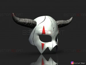 shin ah mask - akatsuki no yona wearable cosplay 3d print model 3D Print Model