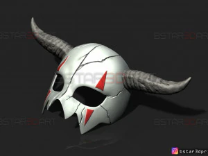 shin ah mask - akatsuki no yona wearable cosplay 3d print model 3D Print Model
