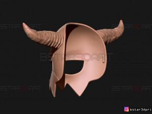 shin ah mask - akatsuki no yona wearable cosplay 3d print model Model Cetak 3D