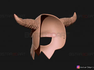shin ah mask - akatsuki no yona wearable cosplay 3d print model 3D Print Model