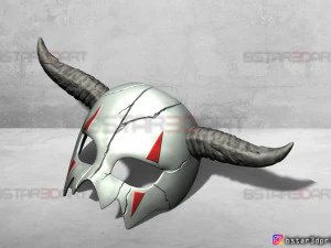 shin ah mask - akatsuki no yona wearable cosplay 3d print model 3D Print Model