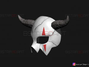 shin ah mask - akatsuki no yona wearable cosplay 3d print model 3D Print Model