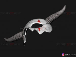 shin ah mask - akatsuki no yona wearable cosplay 3d print model 3D Print Model