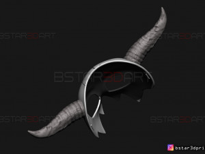 shin ah mask - akatsuki no yona wearable cosplay 3d print model Model Cetak 3D