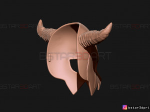 shin ah mask - akatsuki no yona wearable cosplay 3d print model Model Cetak 3D