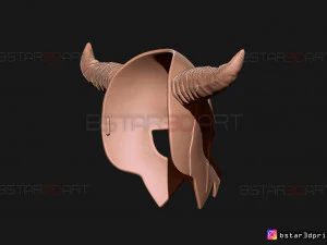 shin ah mask - akatsuki no yona wearable cosplay 3d print model 3D Print Model