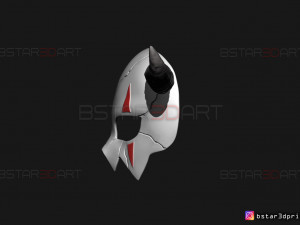 shin ah mask - akatsuki no yona wearable cosplay 3d print model Model Cetak 3D