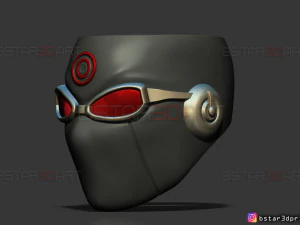 ultimate hawkeye mask - marvel comics cosplay 3d print model 3D Print Model