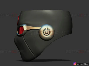 ultimate hawkeye mask - marvel comics cosplay 3d print model 3D Print Model