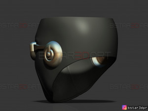 ultimate hawkeye mask - marvel comics cosplay 3d print model 3Dプリントモデル