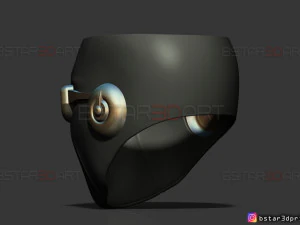 ultimate hawkeye mask - marvel comics cosplay 3d print model 3D Print Model