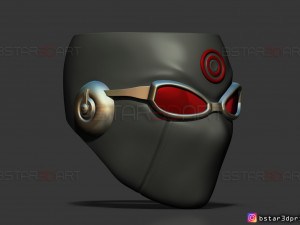 ultimate hawkeye mask - marvel comics cosplay 3d print model 3Dプリントモデル
