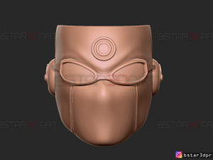 ultimate hawkeye mask - marvel comics cosplay 3d print model 3Dプリントモデル
