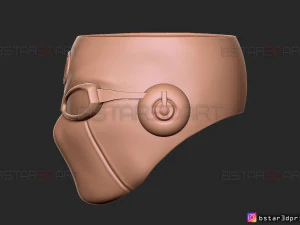ultimate hawkeye mask - marvel comics cosplay 3d print model 3D Print Model