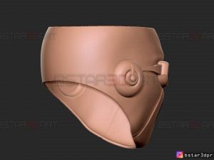 ultimate hawkeye mask - marvel comics cosplay 3d print model 3Dプリントモデル