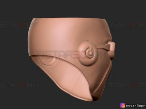 ultimate hawkeye mask - marvel comics cosplay 3d print model 3D Print Model