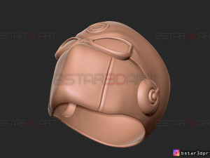 ultimate hawkeye mask - marvel comics cosplay 3d print model 3Dプリントモデル