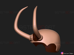 king loki crown - loki helmet - marvel comics 3d print model 3Dプリントモデル