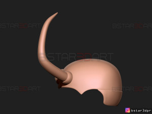 king loki crown - loki helmet - marvel comics 3d print model 3Dプリントモデル