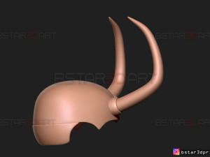 king loki crown - loki helmet - marvel comics 3d print model 3Dプリントモデル