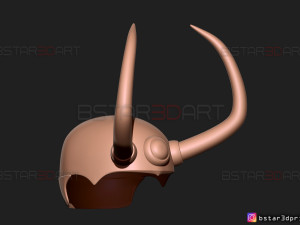 king loki crown - loki helmet - marvel comics 3d print model 3Dプリントモデル