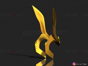 worthy loki crown - loki helmet - marvel comics cosplay 3d print model Modelo de impresión 3D