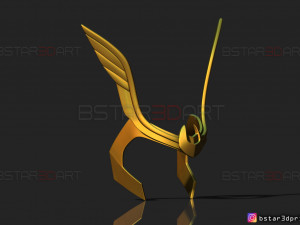worthy loki crown - loki helmet - marvel comics cosplay 3d print model Modelo de impresión 3D