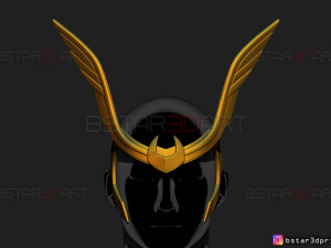 worthy loki crown - loki helmet - marvel comics cosplay 3d print model Modelo de impresión 3D